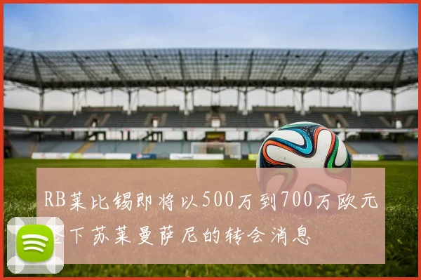 RB莱比锡即将以500万到700万欧元签下苏莱曼萨尼的转会消息